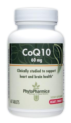 PhytoPharmica CoQ10 60mg (60 tabs) Enzymatic Therapy