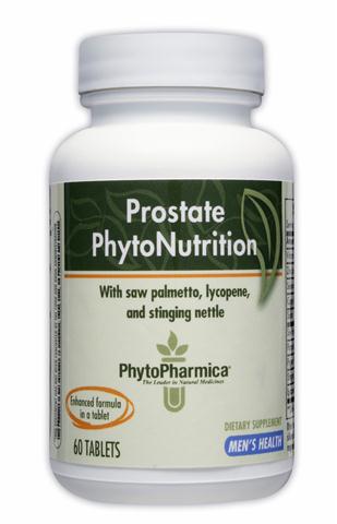Prostate PhytoNutrition blends concentrated extracts of saw palmetto and stinging nettle root with plant sterols, lycopene and essential nutrients,  providing comprehensive support for prostate and urinary tract health..