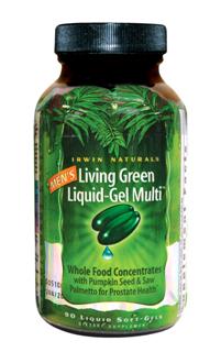 Men's Living Green Liquid-Gel Multi (90 softgels) Irwin Naturals