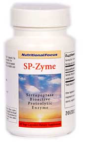 Serrapeptase has a wide host of clinical uses in Europe and Asia. It is often used as an alternative to conventional means. SP-Zyme, Serrapeptase Bioactive Proteolytic Enzyme by Nutritional Focus..