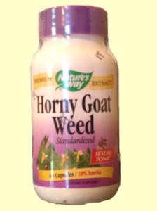 Nature's Way Horny Goat Weed Standardized Extract is a traditional Chinese tonic for sexual health..