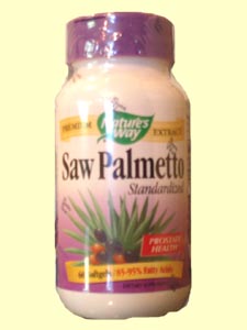 Nature's Way Saw Palmetto extract (Serenoa repens) is standardized to 85-95% fatty acids. Using a liposterolic extraction method, this product provides the clinical dose for promoting prostate health..