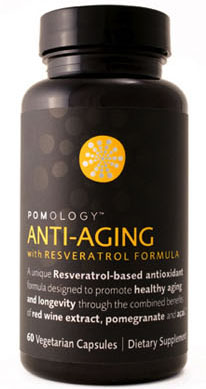 Pomology's Anti-Aging Formula with Resveratrol is the ideal combination of Resveratrol, Pomegranate, Acai and Red wine extract, that have been found to support healthy aging, maintain cell integrity and promote overall wellness, today and for the rest of your life..
