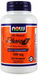 PHASE 2 Starch Blocker is an all-natural bean extract that has been shown in non-clinical studies to help reduce the breakdown and abosrption of complex carbohydrates, by limiting the action of alpha-amylase, a digestive enzyme..
