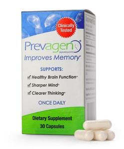 Prevagen is the only product to contain the active ingredient apoaequorin. Learn more about supplements Designed to Help Improve Age-Related Memory Loss..