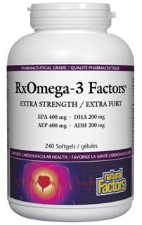 RxOmega-3 Factors from Natural Factors has been formulated with the help of Dr. Michael Murray to help maintain a healthy brain and heart..