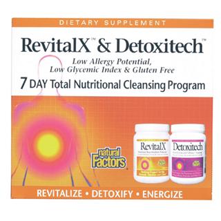 with RevitalX and Detoxitech Low Allergy Potential, Low Glycemic Index & Gluten Free.
