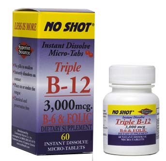 Vitamin B-12 is necessary for the development, regeneration and vitality of red blood cells that prevent anemia, boosts energy, promotes growth and supports a healthy nervous system..