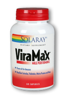 Solaray ViraMax male Performance Formula combines Catuaba, Yohimbe, Muira Puama and Maca to boost a man's sexual performance and drive..