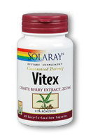 Vitex Chaste Berry by Solaray is a natural, herbal approach to balancing female hormones and improving fertility..
