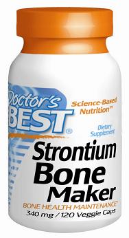 Strontium Bone Maker (340mg - 120 capsules) Doctor's Best