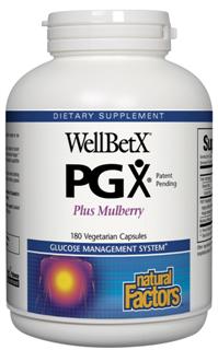 Natural Factors WellBetX PGX (polyglycoplex) is a proprietary blend of plant fiber that reduces appetite by promoting a feeling of fullness..