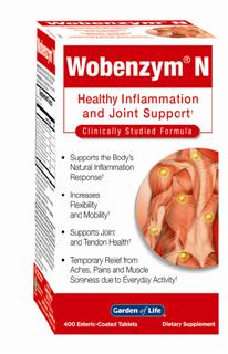 Wobenzym N (400 Tabs) Garden of Life