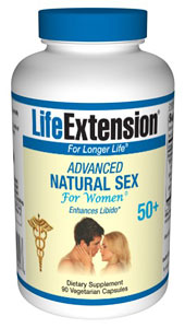 Start feeling sexy, again. Advanced Natural Sex for Women 50+ formulated with Maca Root, Cordyceps and EstroG-100 herbal blend..