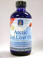 Strawberry Flavored Arctic Cod Liver Oil by Nordic Naturals.