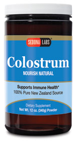 100% New Zealand Colostrum  support a healthy immune response and the healthy integrity of the stomach and intestinal lining..