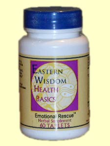 Eastern Wisdom Emotional Rescue (60 Tabs) is a specially designed formula to give your spirit, mind and body a lift.