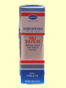 Hylands Kali Sulph. 6X is a product indicated for hair, scalp and skin maintenance.