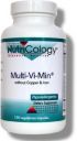 Multi-Vi-Min without Copper & Iron (150 Caps) NutriCology