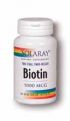 Two Stage Time Release Biotin 5000mcg (60 vcaps) Solaray Vitamins