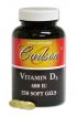 Vitamin D 400 IU Softgels (250 softgels) Carlson Labs