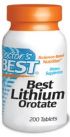Best Lithium Orotate (5mg 200 tabs) Doctor's Best
