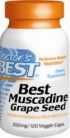 Best Muscadine Grape Seed (120 v-caps) Doctor's Best