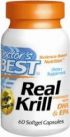 Best Real Krill Oil (60 softgels) | Enhanced with DHA & EPA Doctor's Best