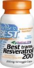 Best trans-Resveratrol 200 featuring ResVinol-25 (200 mg 60 vegetarian capsules) Doctor's Best