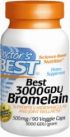 Best 3000 GDU Bromelain (90 vegetarian capsules) Doctor's Best