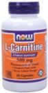 L-Carnitine 500 mg (60 Caps) NOW Foods