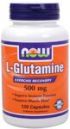Glutamine (120 capsules-500 mg) NOW Foods