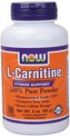 L-Carnitine Pure Powder (3 oz.) NOW Foods