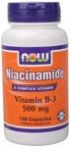 Niacinamide (B-3) 500mg 100 Caps) NOW Foods