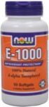 Vitamin E-1000 IU (50 Gels) NOW Foods