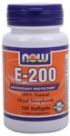 Vitamin E-200 IU (100 Gels) NOW Foods