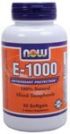 Vitamin E-1000 IU (50 Gels) NOW Foods