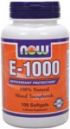 Vitamin E-1000 IU (100 Softgels) NOW Foods