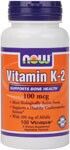 Vitamin K-2 100 mcg (100 vcaps) NOW Foods