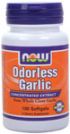 Odorless Garlic (100 softgels) NOW Foods