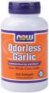 Odorless Garlic (250 softgels) NOW Foods