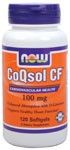 CoQsol CF 100 mg (120 Softgels) NOW Foods