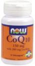 CoQ10 plus Lecithin (150 mg 30 Vcaps) NOW Foods