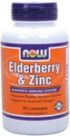 Elderberry-Zinc Lozenges (30 lozenges) NOW Foods