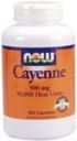 Cayenne  500 mg (250 Caps) NOW Foods