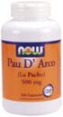 Pau D' Arco 500 mg of Inner Bark (250 Caps) NOW Foods