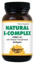 Natural E-Complex with Mixed Tocopherols (1000 IU 90 softgels) Country Life