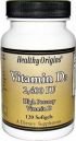 Vitamin D 2400 IU (120 Gels) Healthy Origins