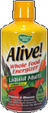 Alive! Whole Food Energizer  Liquid Multi(30oz) Nature's Way
