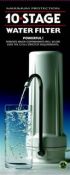 Premium 10-Stage Countertop Filter System New Wave Enviro